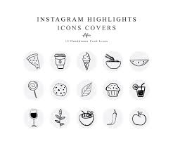 Happy Birthday Instagram Highlight Cover Black Instagram Story Highlights Cover Icons Food Handdrawn Icons Black White Handdrawn Icons Covers For Ins Story Highlights Instagram Story How To Draw Hands