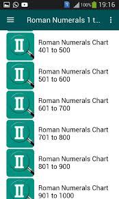 Maybe you would like to learn more about one of these? Roman Numerals 1 To 1000 For Android Apk Download