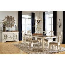 Also, consider the overall style of your home. Ashley Signature Design Realyn D743 Dining Room Group 10 Formal Dining Room Group Dunk Bright Furniture Formal Dining Room Groups