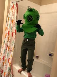 Make A Homemade Captain Cutler Costume Using A Diver S Helmet Template Foam Costume Project Photo Great Costume Ideas