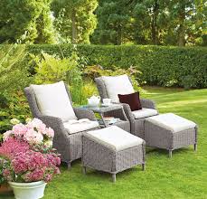 We bought a canterbury dining set of 6 chairs, table and parasol and it was delivered that same week. Outdoor Living One Magazine