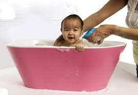 5 month old baby boy bathing and enjoying getting his hair washed by chaunie brusie for galtime.com when my husband and i first became parents, our daughter developed a flaky, yellow, scaly rash on her head. The Perfect Solution For A Shower Only Apartment It 6 Months 4 Years But Our 6 Year Old Still Gets In It And The Gi Baby Bath Baby Bath Tub New Baby Products