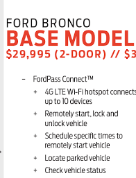 4.5 out of 5 stars. Free Remote Start In Base Model Bronco6g 2021 Ford Bronco Forum News Blog Owners Community