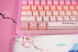 Waterproofcute round retro aesthetic keyboard for computer,pc,desktops,laptop, mac(blue+mouse) 4.1 out of 5 stars 112. Kawaii Cute Pink Pastel Pink Hearts Artisan Keycap For Etsy