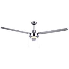 The canarm cp series ceiling fans are an inexpensive and highly efficient way to circulate air in the workplace. Canarm Led 56 Inch Commercial Chrome Ceiling Fan The Home Depot Canada