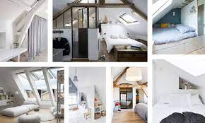 Il est possible de se servir de l'inclinaison du mur pour intégrer un coin déco dans une chambre sous les toits. Amenager Une Chambre Sous Les Combles 35 Idees Pour Vous Inspirer Une Hirondelle Dans Les Tiroirs