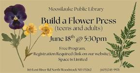 Build a Flower Press