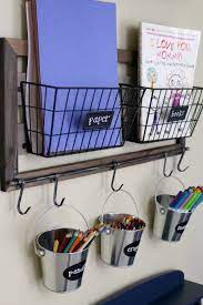 An Organized Art Station For Kids Art Station For Kids Kids Art Space Crayon And Marker Storage