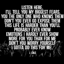 There are many ways to deal with this pain. J Cole Poems