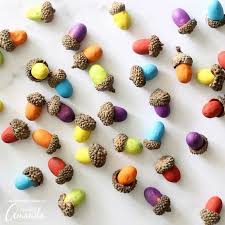One acorn cracked and was a bit burnt looking but the rest came out looking good. Painted Acorns This Simple Fall Craft Will Brighten Up Your Home