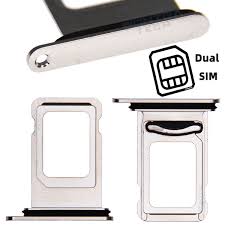 Waterproof dual sim card holder cato tray for iphone xs max 6.5'' replacement reader holder (space gray). Dual Sim Card Tray Silver White Apple Iphone Xs Max