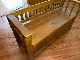 The enclume craftsman entryway bench in hammered steel with alder wood can be used in many places around the home including model #apb1 hs. Sold Price Craftsman Style Storage Bench June 4 0120 5 00 Pm Edt