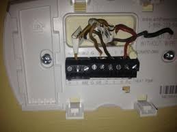 The orange thermostat wire links to your heat pump, if you have one. Help With Installing New Thermostat On Old Home No C Wire Doityourself Com Community Forums