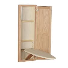 The cabinet protrusion is 6.5″ only when you mount it on a wall. Stowaway Wall Mounted Ironing Board Cabinet