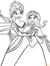Tired of buying coloring books that your child draws one mark on and is done? Frozen Anna And Elsa Coloring Pages Cartoons Coloring Pages Coloring Pages For Kids And Adults