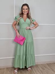 VESTIDO LONGO GABRIELA TAM UNICOVESTIDOModa feminina