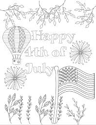 Fourth of july coloring pages for kids. Free Printable Fourth Of July Coloring Pages 4 Designs