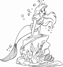 Keep your kids busy doing something fun and creative by printing out free coloring pages. Ariel The Mermaid Coloring Pages Coloring Home