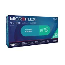 microflex 93 850 disposable gloves 10 box case