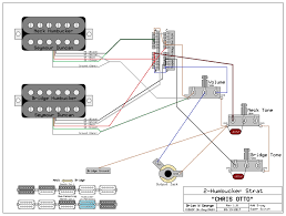 Outside coils of both humbuckers 3. Wiring Diagram 2 Humbuckers 3 Way Switch
