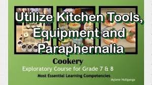For a small apartment or even a large home, you may benefit from a kitchen island that you can move around. Tle Cookery 7 8 Melc Lesson 1 Lo 1 Utilize Kitchen Tools Equipment And Paraphernalia Youtube