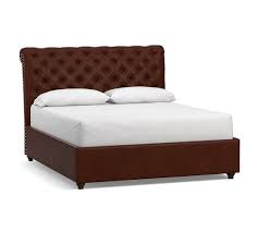 Now from $2,408.00 more options available. Chesterfield Leather Bed Upholstered Bed Pottery Barn