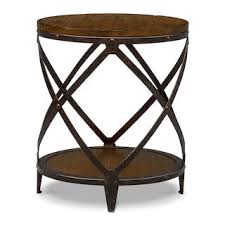 Shortline Round End Table Distressed Pine End Tables Coffee Table Design Rustic End Tables
