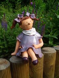 Keramik Figur Gartenkeramik Gartendeko Garten Gartenkeramik Topferarbeiten Gartendekoration