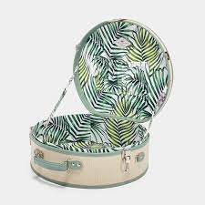 The Editor Hatbox Deluxe In Seagreen Hat Box Luggage Interior Front Green Hats Bags Online Shopping Hat Boxes