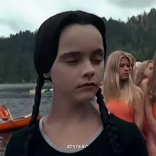 Lily Munster and Wednesday Addams