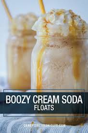 Boozy Cream Soda Floats Recipe Cream Soda Soda Floats Ice Cream Cocktails