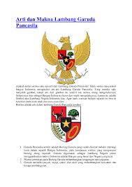 Doc Arti Dan Makna Lambang Garuda Pancasila Rizqy Aulia Rahman Academia Edu