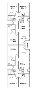 J09053d Duplex Plan In 2021 Duplex Plans Container House Plans How To Plan
