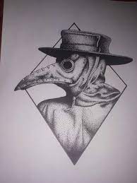 Plague Doctor Drawing All Steps Doctor Drawing Plague Doctor Drawing Doctor Tattoo