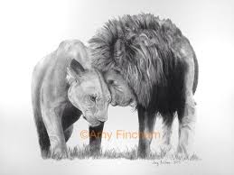 Female lion tattoo with flowers on the back. The Lions Print Female Lion Male Lion Pencil By Amysartalamode 40 00 Female Lion Pencil Drawings Of Animals Lion Sketch
