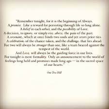 Most Beautiful Speech From One Tree Hill Wedding Speech Quotes Speech Quote Best Wedding Speeches