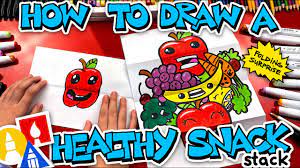 How To Draw A Healthy Snack Stack Folding Surprise Youtube Hubs and i are learning how to draw a cute owl stack folding surprise! how to draw a healthy snack stack folding surprise