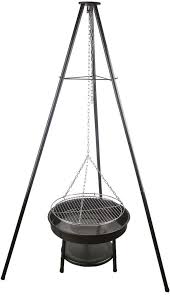 Tripod Hanging Coal Bbq Barbecue Adjustable Heights For Grilling On Fire Pit Gas Firepit Coal Bbq Best Charcoal Grill