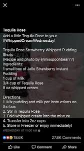 Tequila Rose Strawberry Jello Shots Tequila Rose Alcohol Infused Dessert Cocktail Drinks