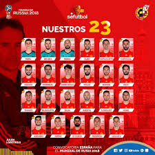 The first team against whom they play opening match are the european champions (portugal). Spain World Cup 2018 Squad Confirmed