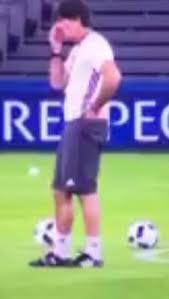 German soccer coach joachim low has displayed his super weird tendency to touch his body and then smelling his fingers. Tf Germany Coach Smells His Balls Again In Public Photo Video