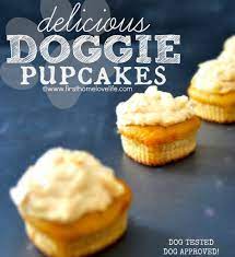 Homemade Doggie Cupcakes Pup Cakes Dog Treat Recipes Dog Treats Homemade Recipes Puppy Cake