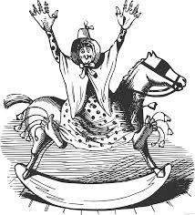 There has been a large upsurge in color publications designed for people in the last 6 or 7 years. Rocking Horse Coloring Pages Rocking Horse Woman Printable Coloring4free Coloring4free Com