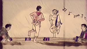 The dance involves two people beating, tapping, and sliding bamboo poles on the ground and against each other in coordination with one or more dancers who step over and in between the poles in a dance. Tinikling Bamboozled