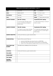 Try these samples and feel free to share them. Doc English Lesson Plan Form 4 2019 Raina Rahman Academia Edu