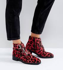 asos asher nietenbesetzte ankle boots aus leder mehrfarbig jetzt bestellen ankle asher asos stiefeletten damen cowboy stiefel knochelhohe stiefel