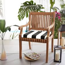 Check spelling or type a new query. Sunbrella Black White Stripe Indoor Outdoor Chair Cushion Set Of 2 20 In W X 20 In D Overstock 28889979