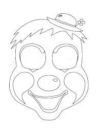 Free fire engine coloring pages Online Coloring Pages Coloring Page Mask Clown Mask Download Print Coloring Page