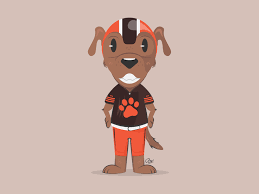 For years the browns had great pride in no logo. Chomps Cleveland Browns Mascot By Derek Ward On Dribbble