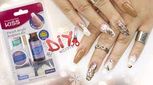 The best polygel nail kit for diy nails. Diy Kiss Acrylic Nail Kit Coffin Nails Step By Step Youtube